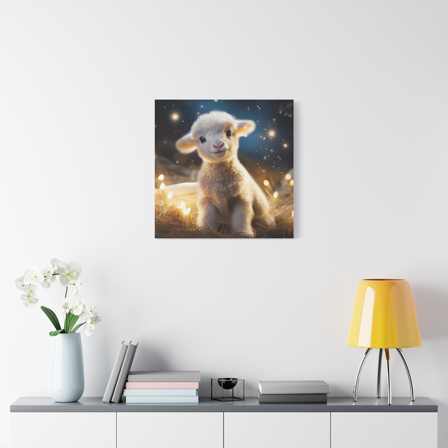 Baby Lamb Wall Canvas