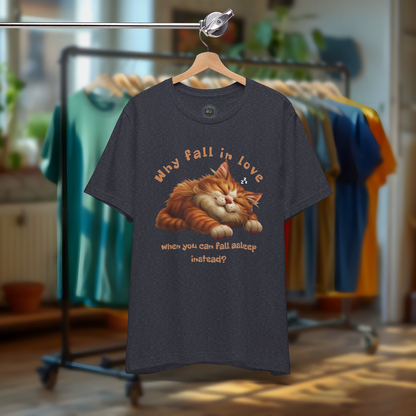 Why Fall In Love? - Cat T-Shirt