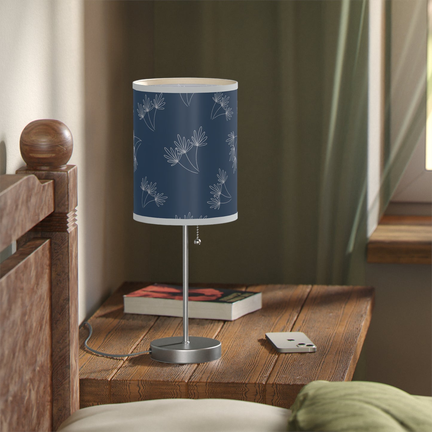 Leafy Whimsy Lamp - Blue