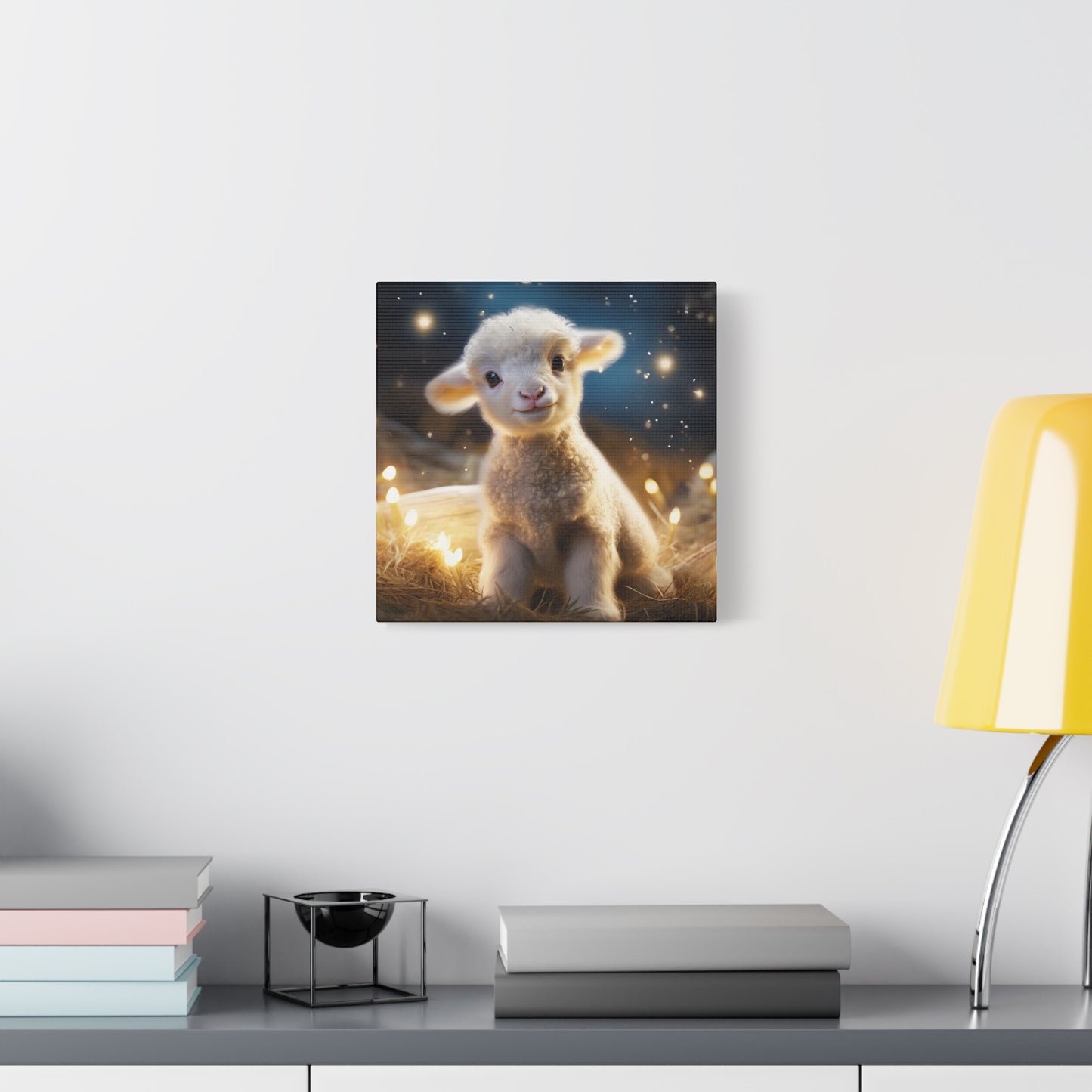 Baby Lamb Wall Canvas