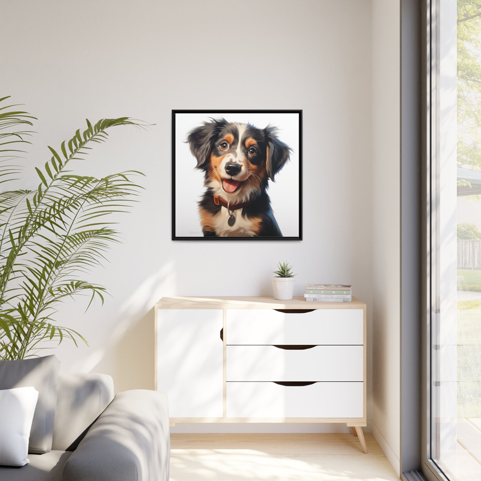 Shepherd Puppy - Pawsitively Adorable Canvas