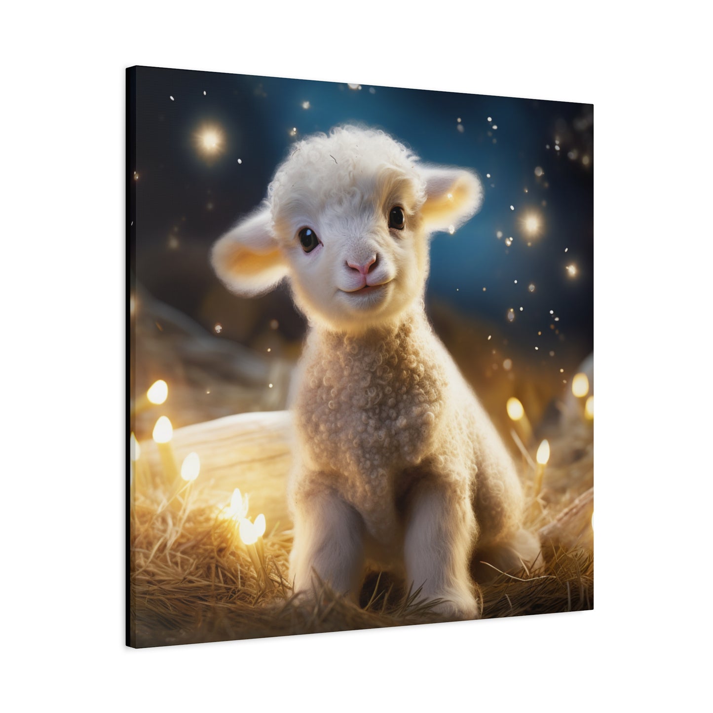 Baby Lamb Wall Canvas