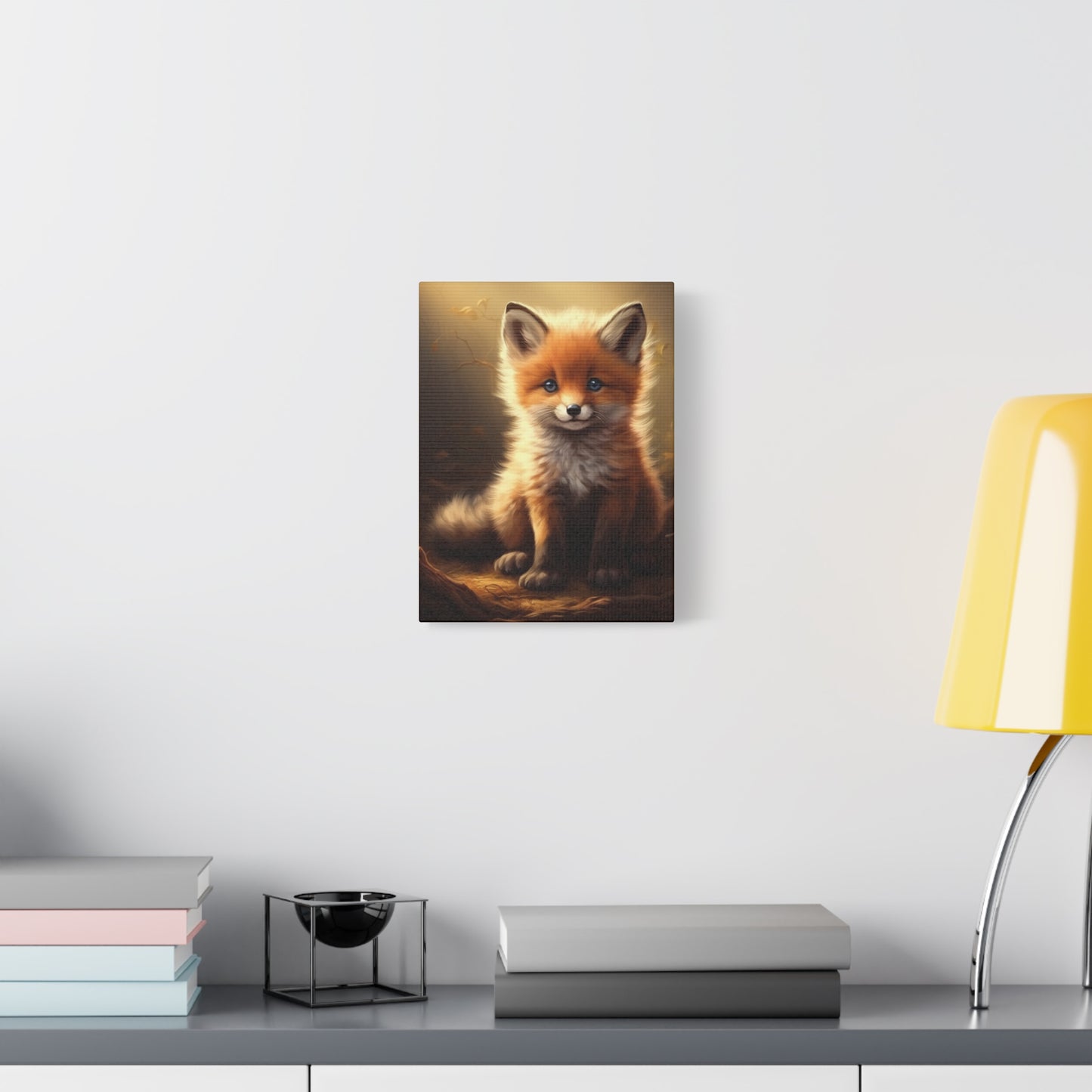 Baby Fox Wall Canvas