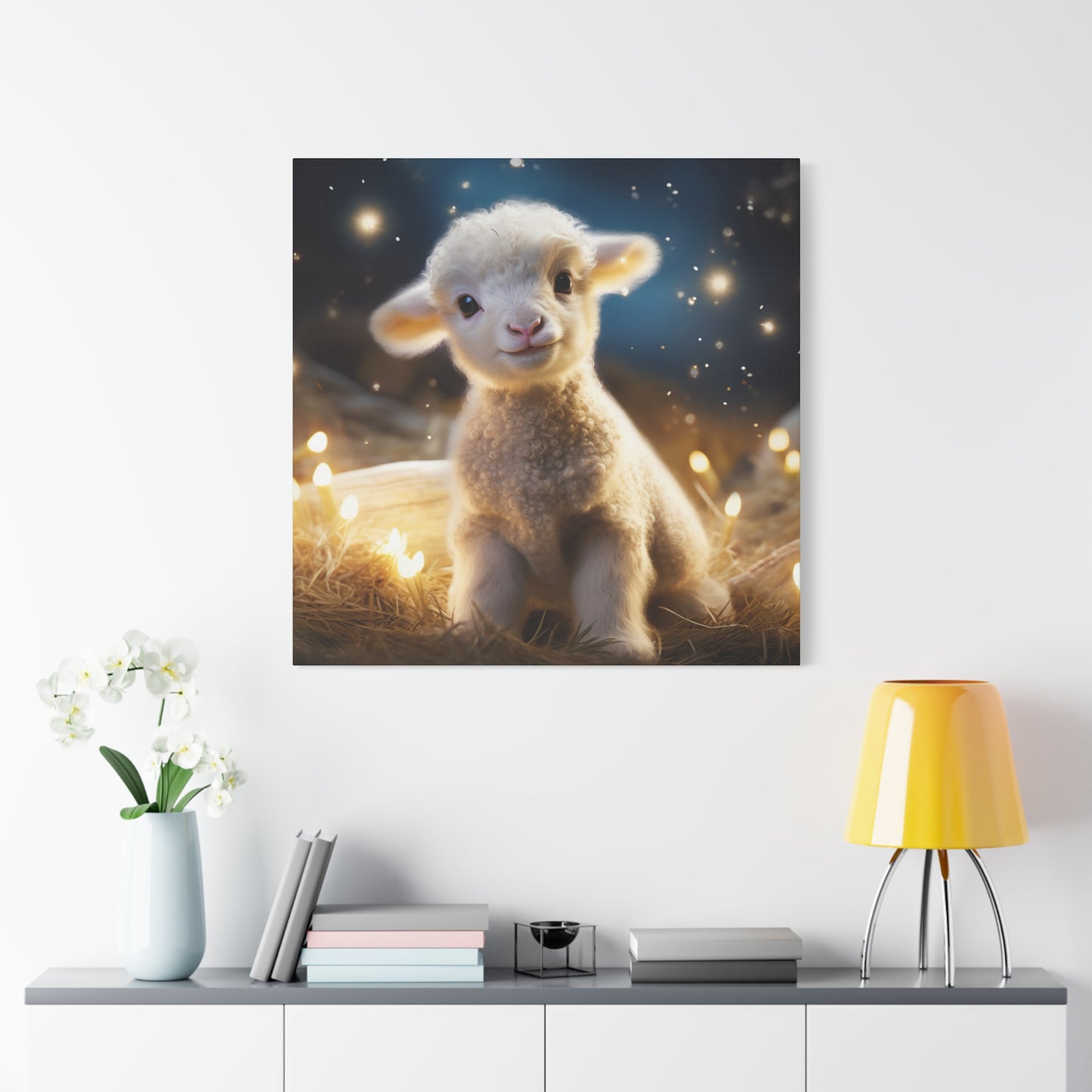 Baby Lamb Wall Canvas