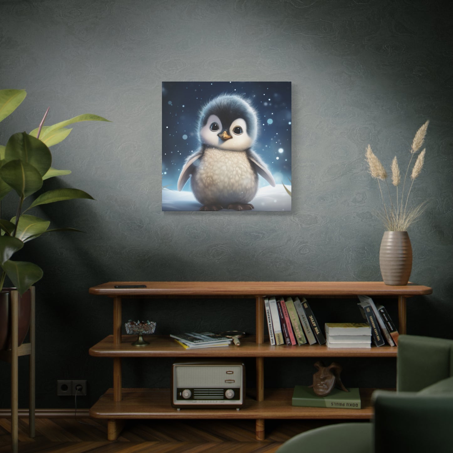 Baby Penguin Wall Canvas