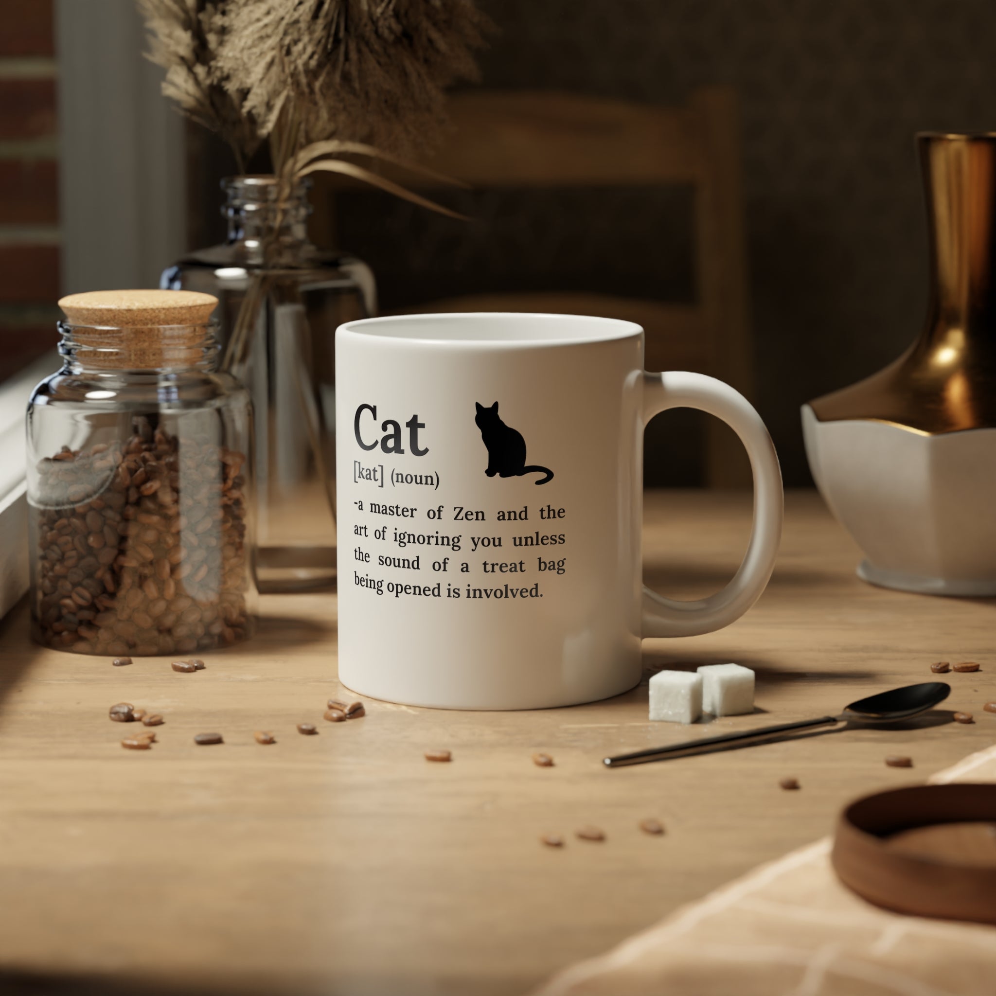 Cat Zen 20 oz Jumbo Mug