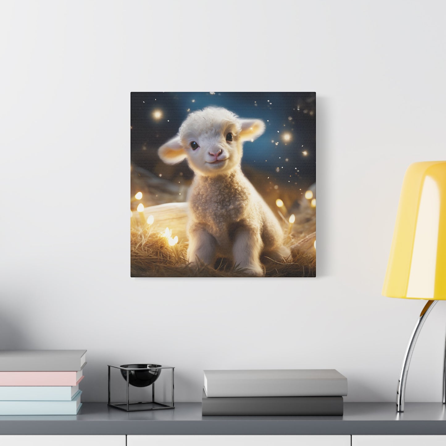 Baby Lamb Wall Canvas