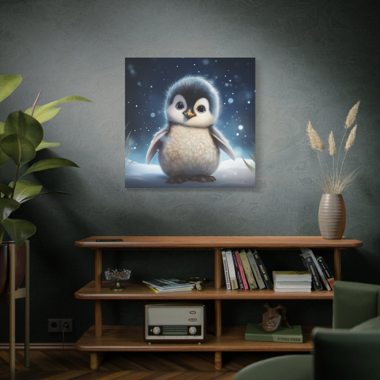 Baby Penguin Wall Canvas