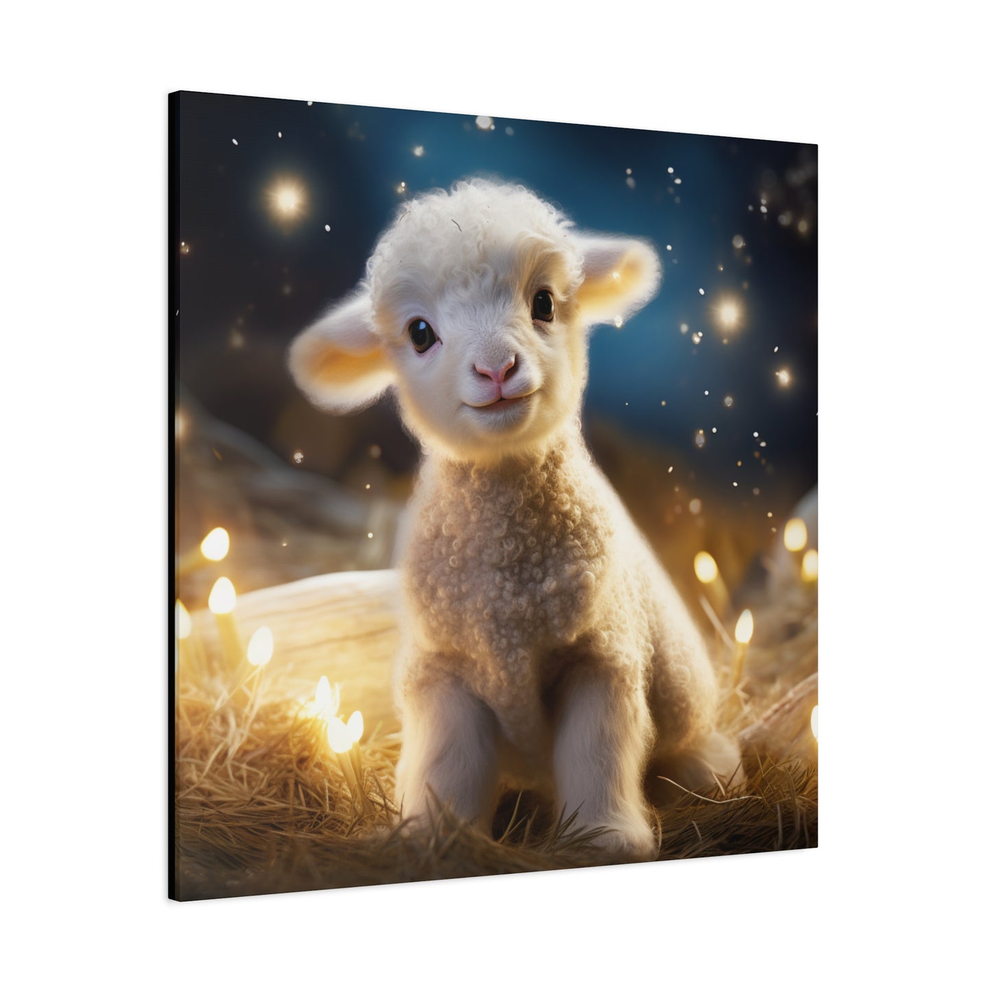 Baby Lamb Wall Canvas