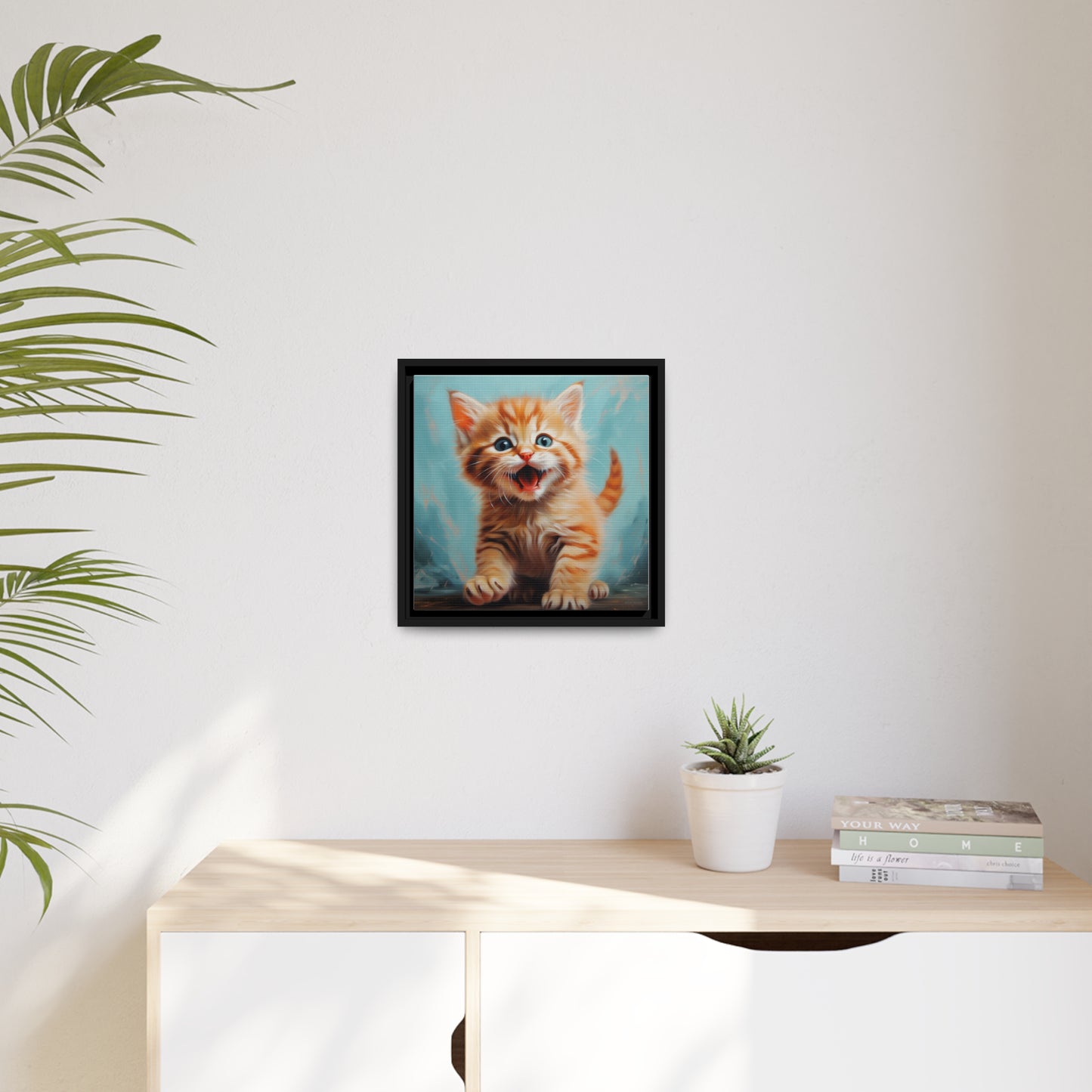 Playful Kitten - Pawsitively Adorable Canvas