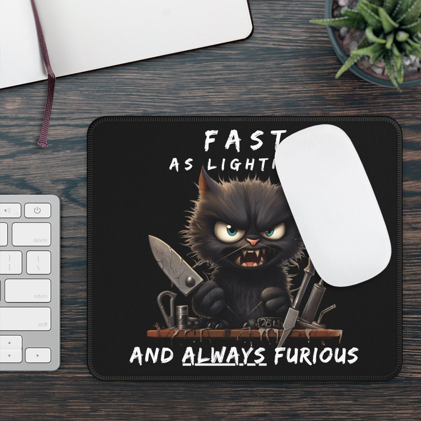 Lightning Fast and Always Furious Mouse Pad - 9x7