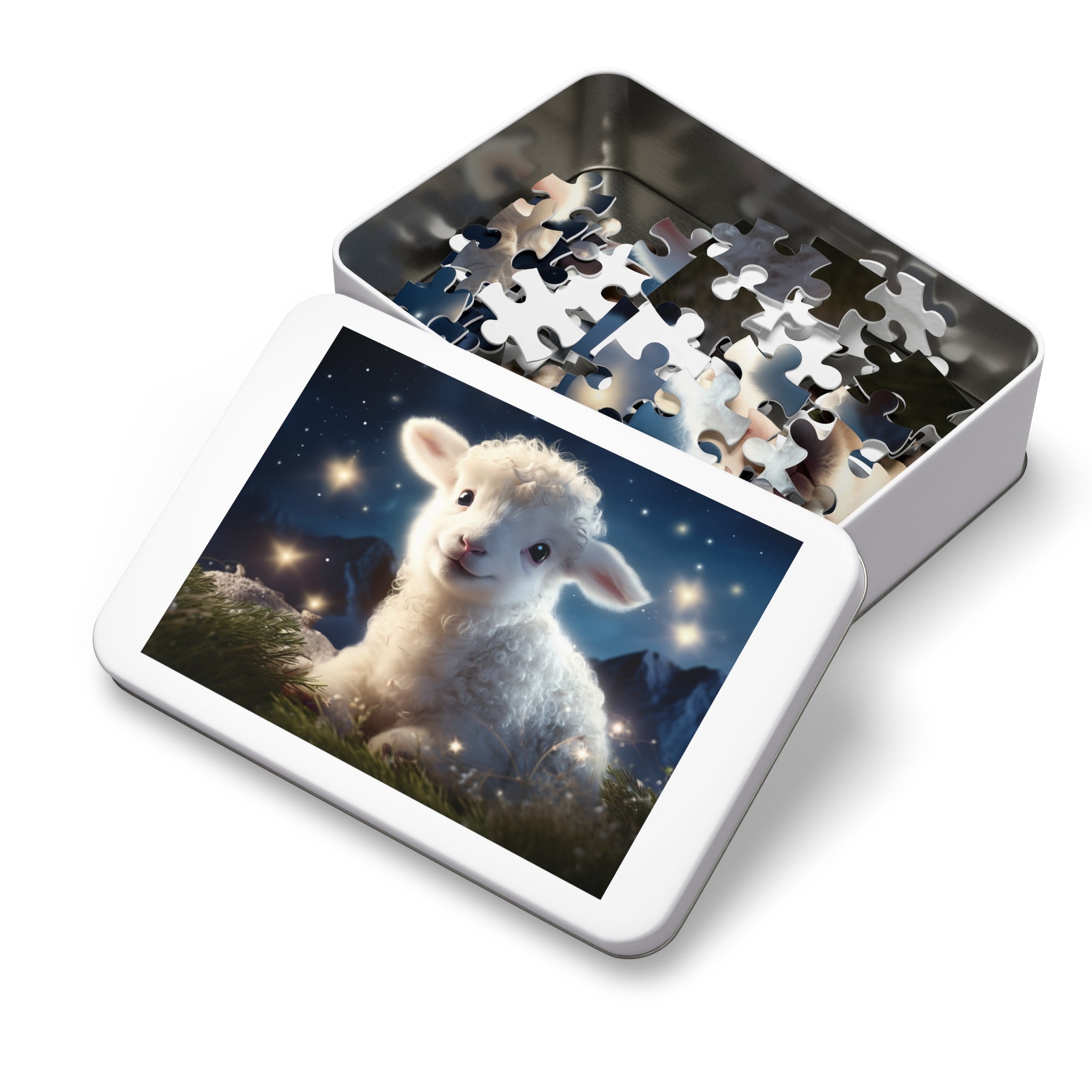 Baby Lamb - Children's Jigsaw Puzzle (30 or 110 Piece)