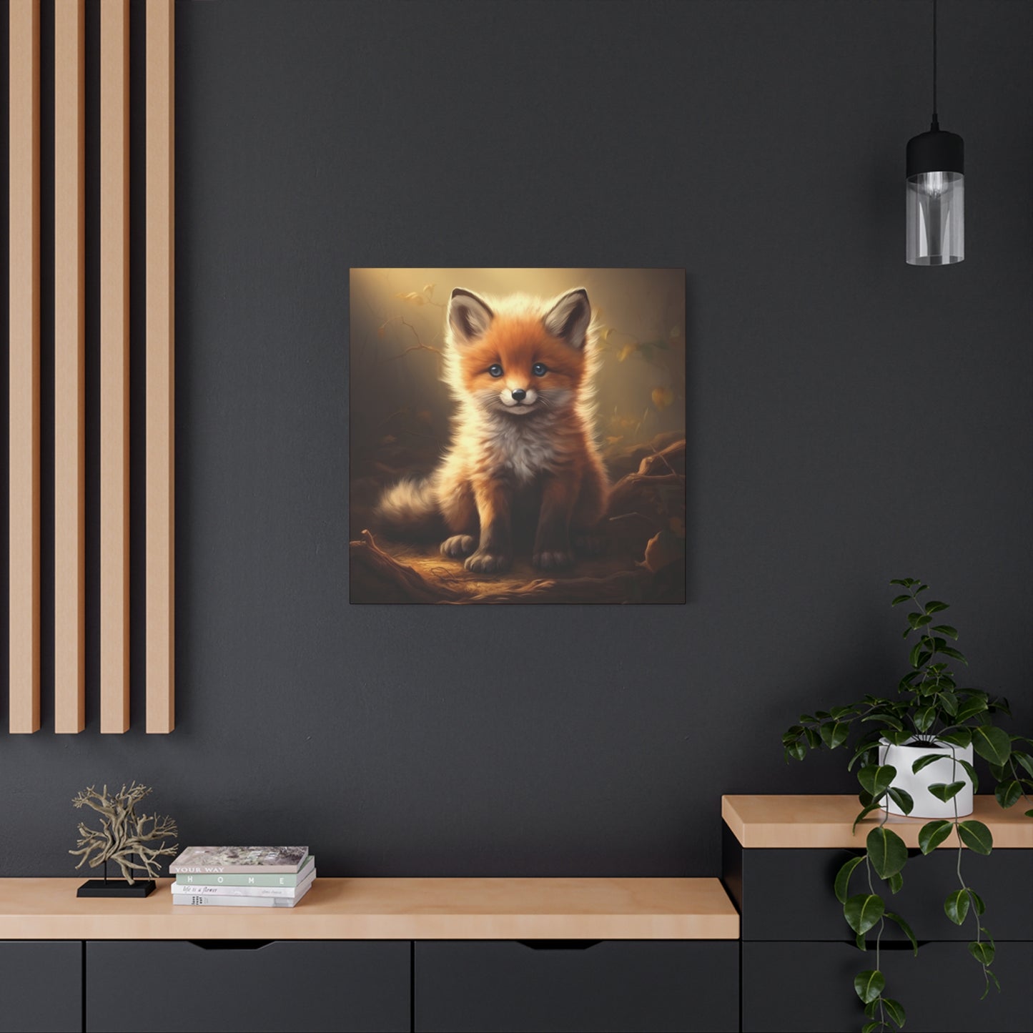 Baby Fox Wall Canvas