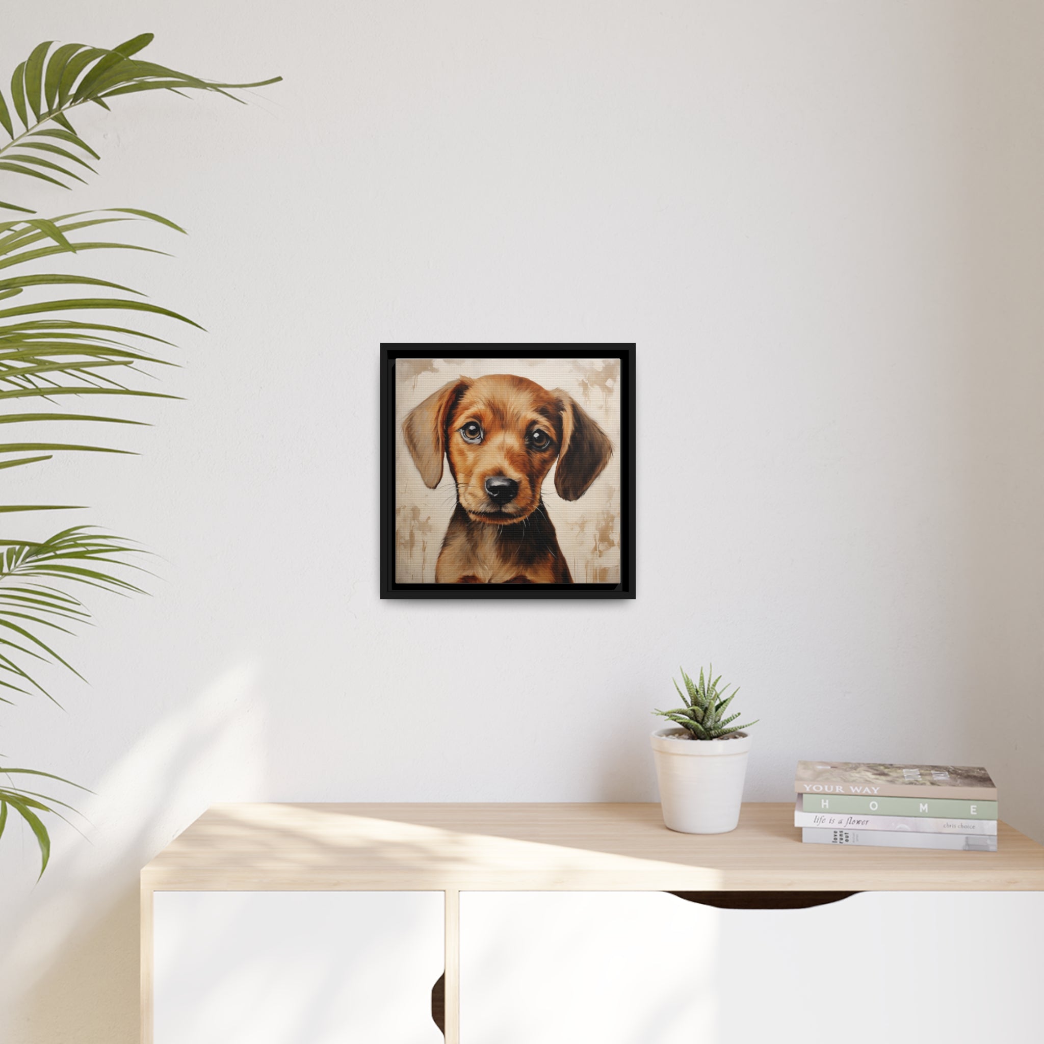 Little Dachshund - Pawsitively Adorable Canvas