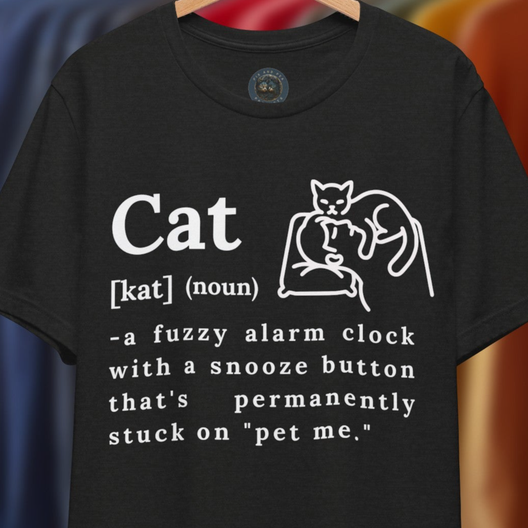 Cat Wake Up and Pet Me - T-Shirt