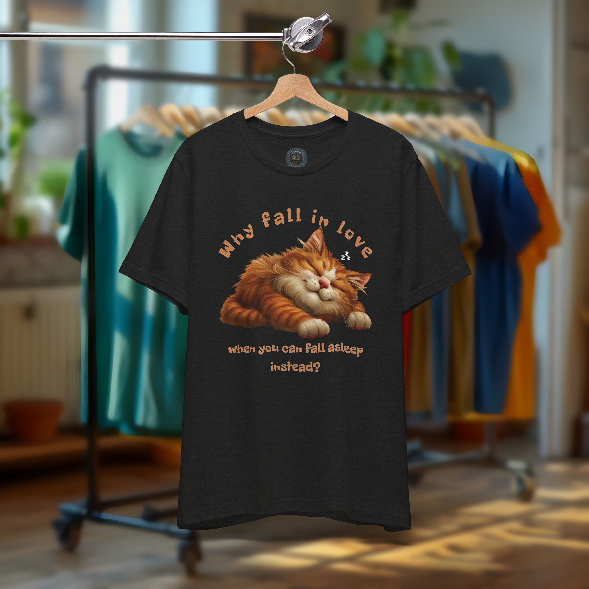 Why Fall In Love? - Cat T-Shirt