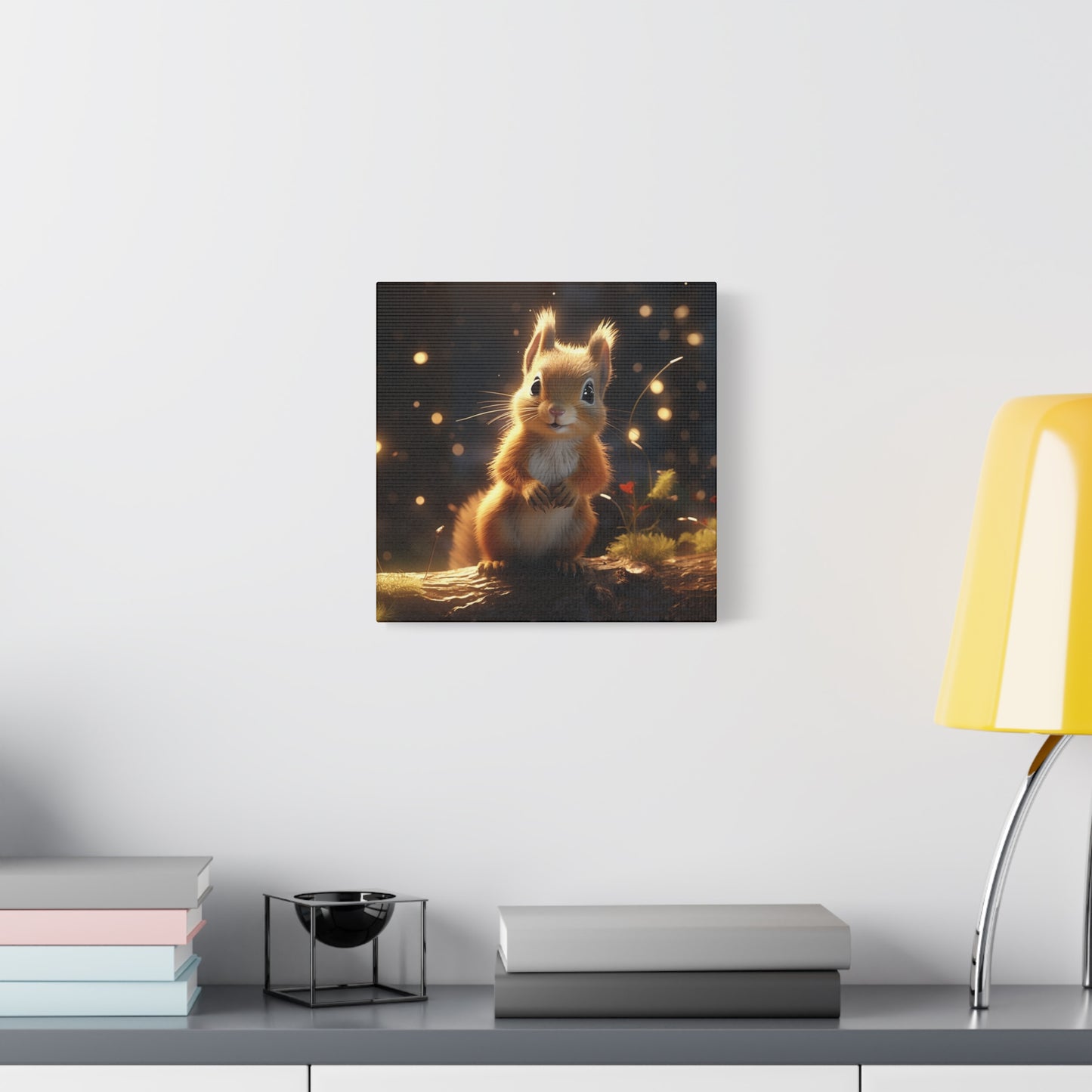 Baby Squirrel Wall Canvas