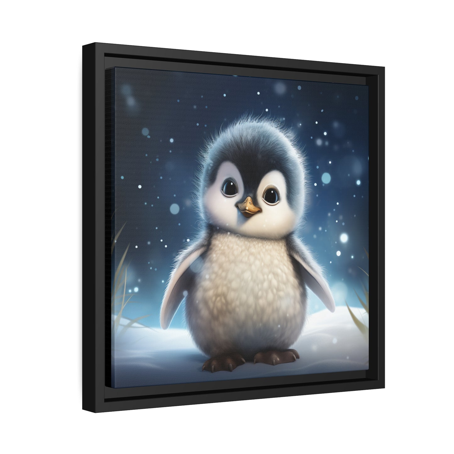 Baby Penguin Framed Wall Canvas