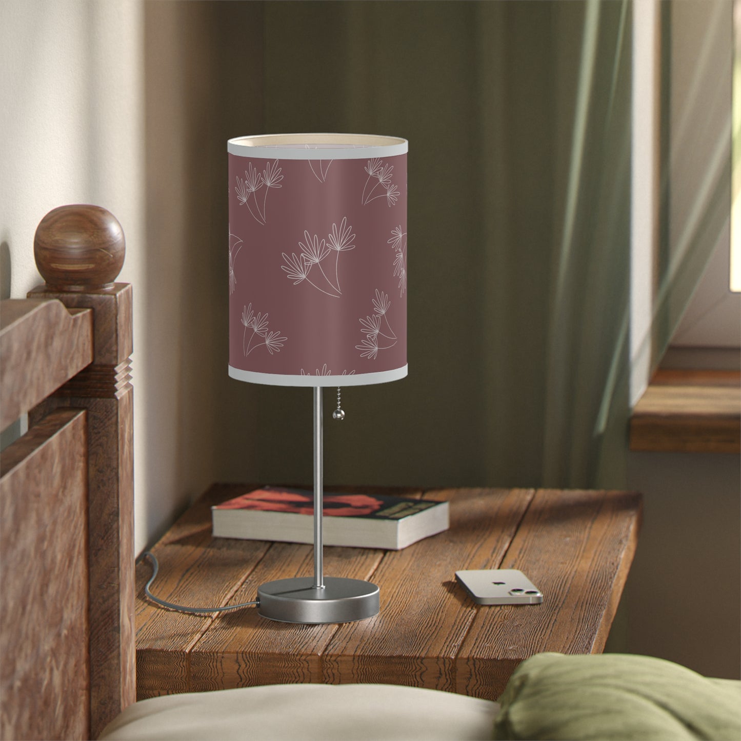 Leafy Whimsy Lamp – Mauve