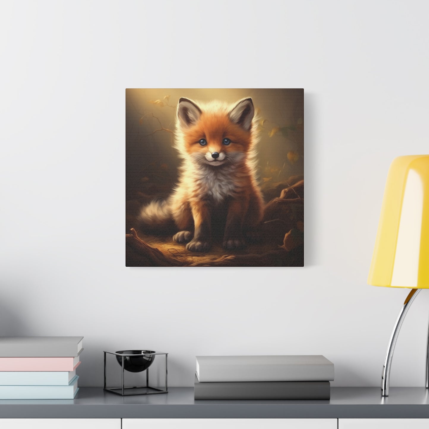 Baby Fox Wall Canvas