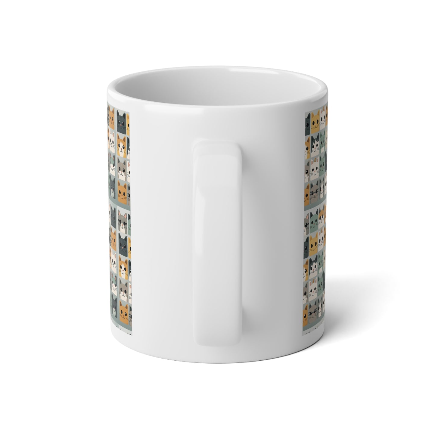 Cat Faces 20 oz Jumbo Mug