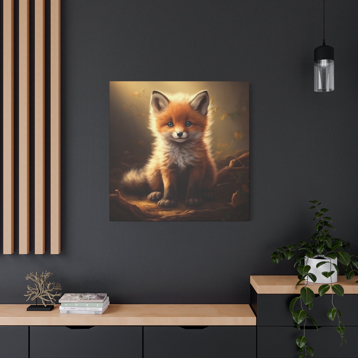 Baby Fox Wall Canvas