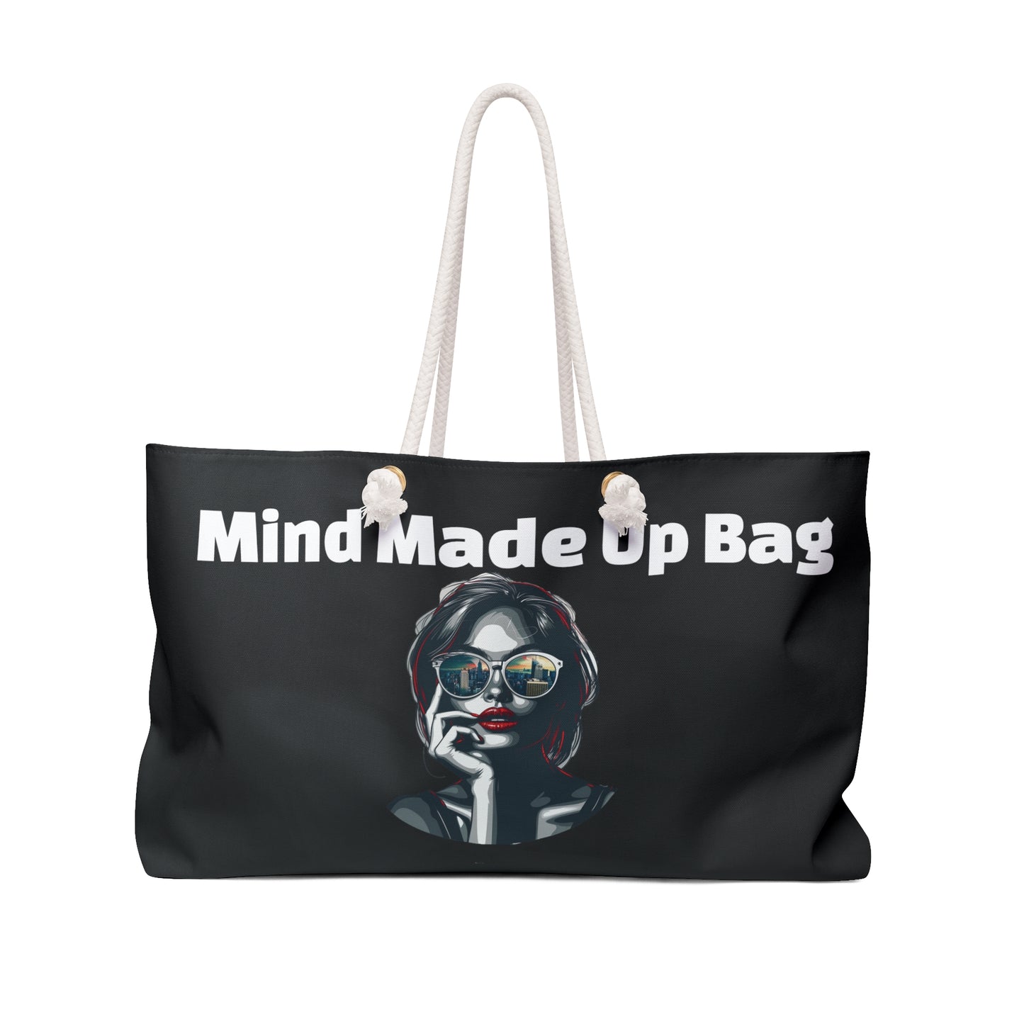 "Mind Made Up Bag" - 24" x 13" Tote Bag