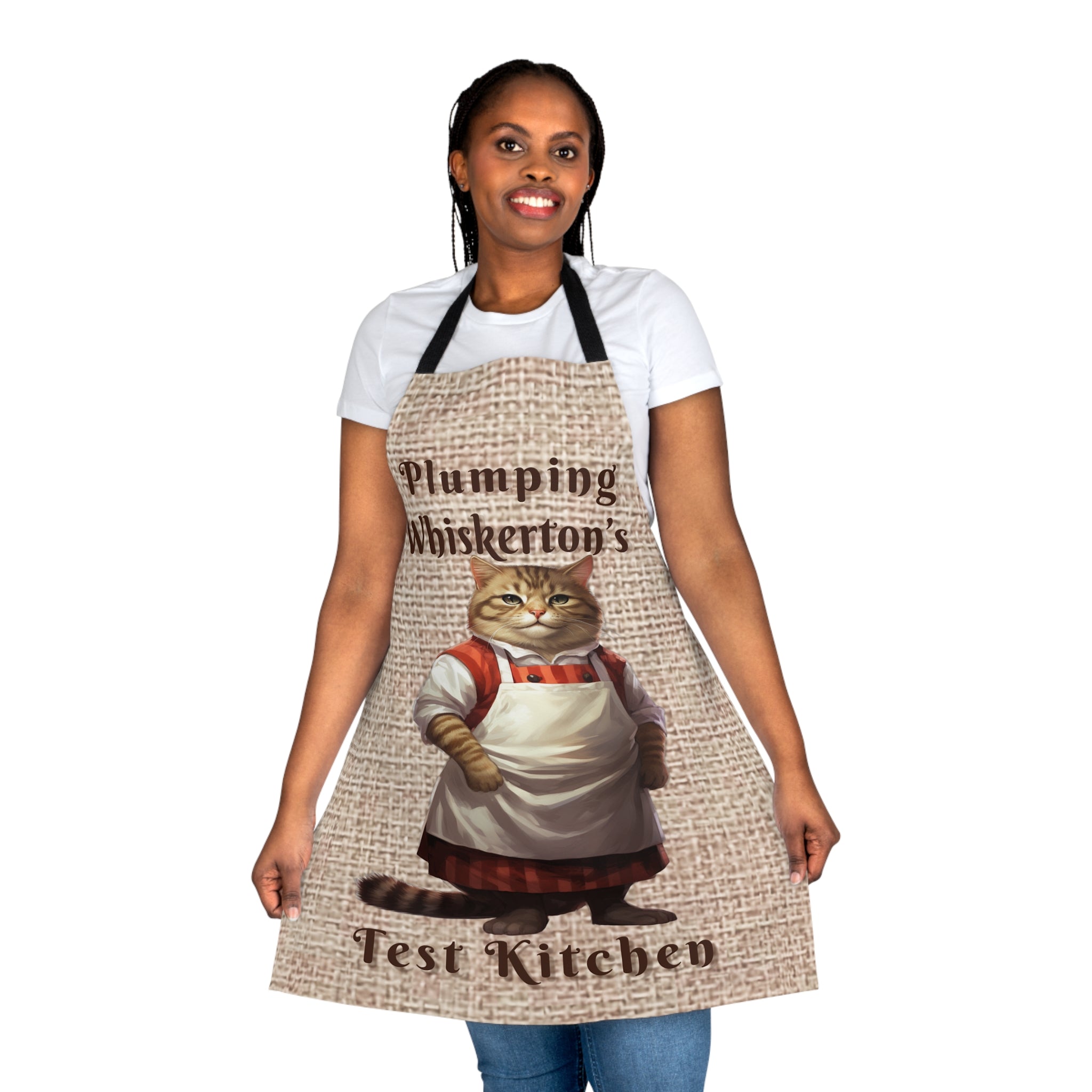 Plumping Whiskerton in Red Stripes Apron