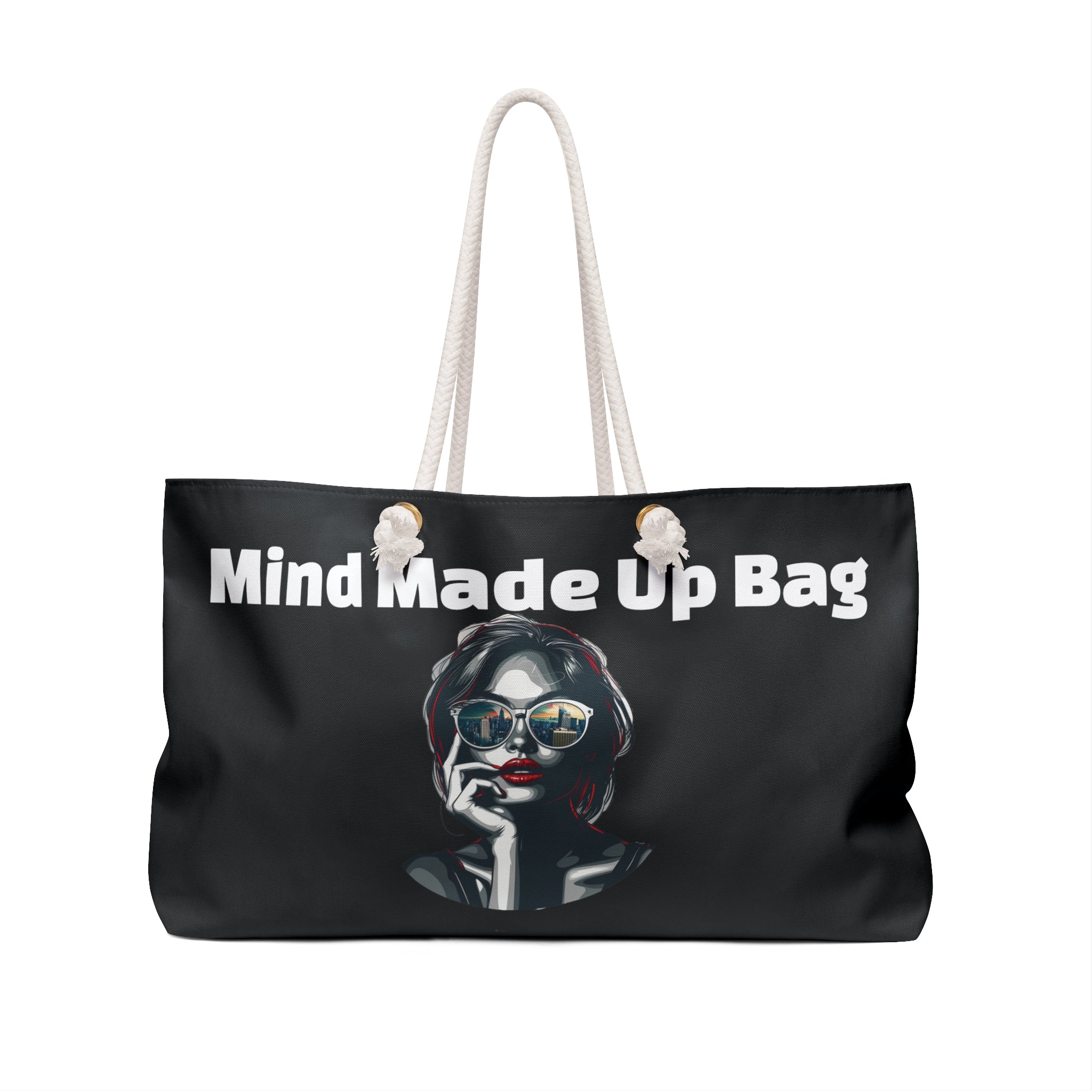 "Mind Made Up Bag" - 24" x 13" Tote Bag