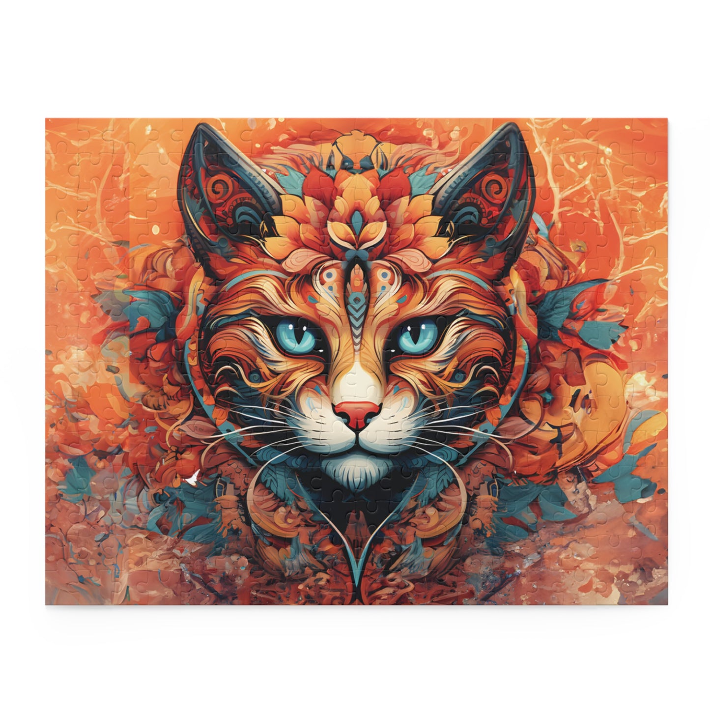 Mandala Cat  - Puzzle (120, 252, 500-Piece)