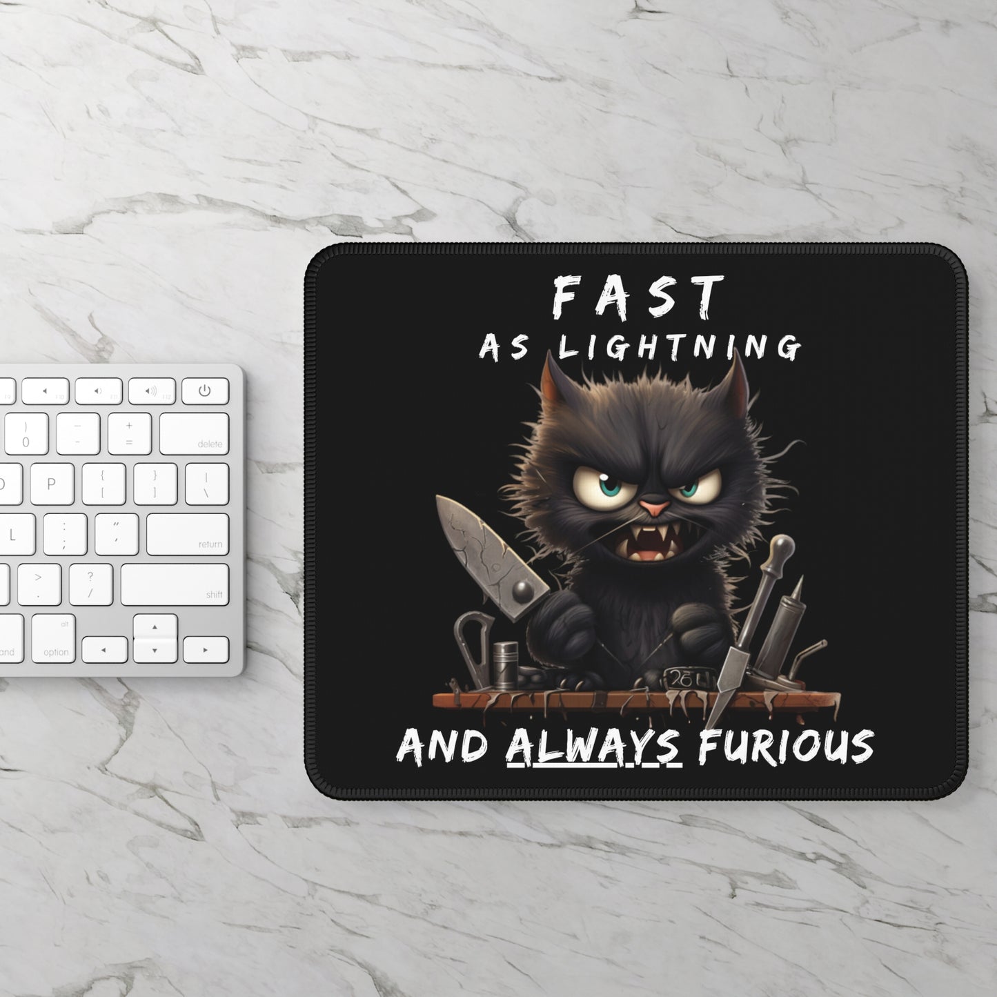 Lightning Fast and Always Furious Mouse Pad - 9x7