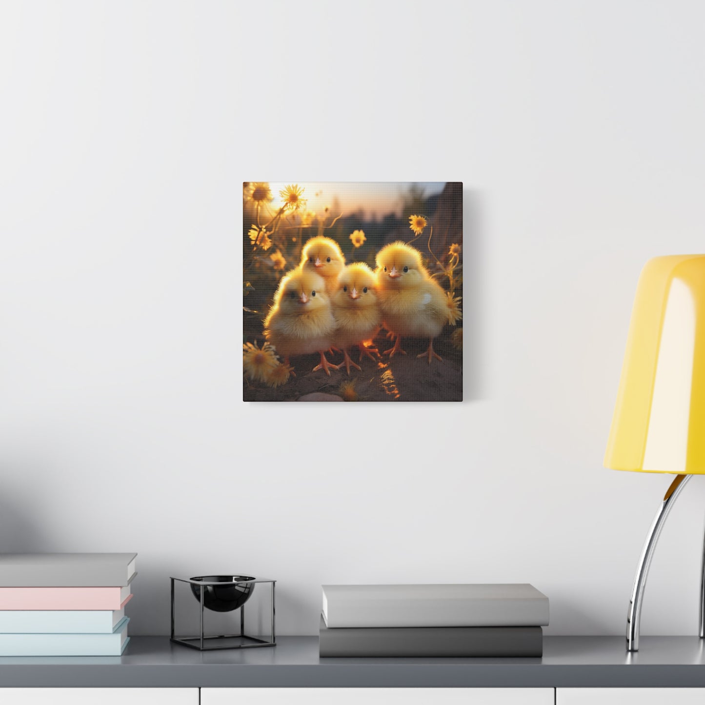 Baby Chicks Wall Canvas