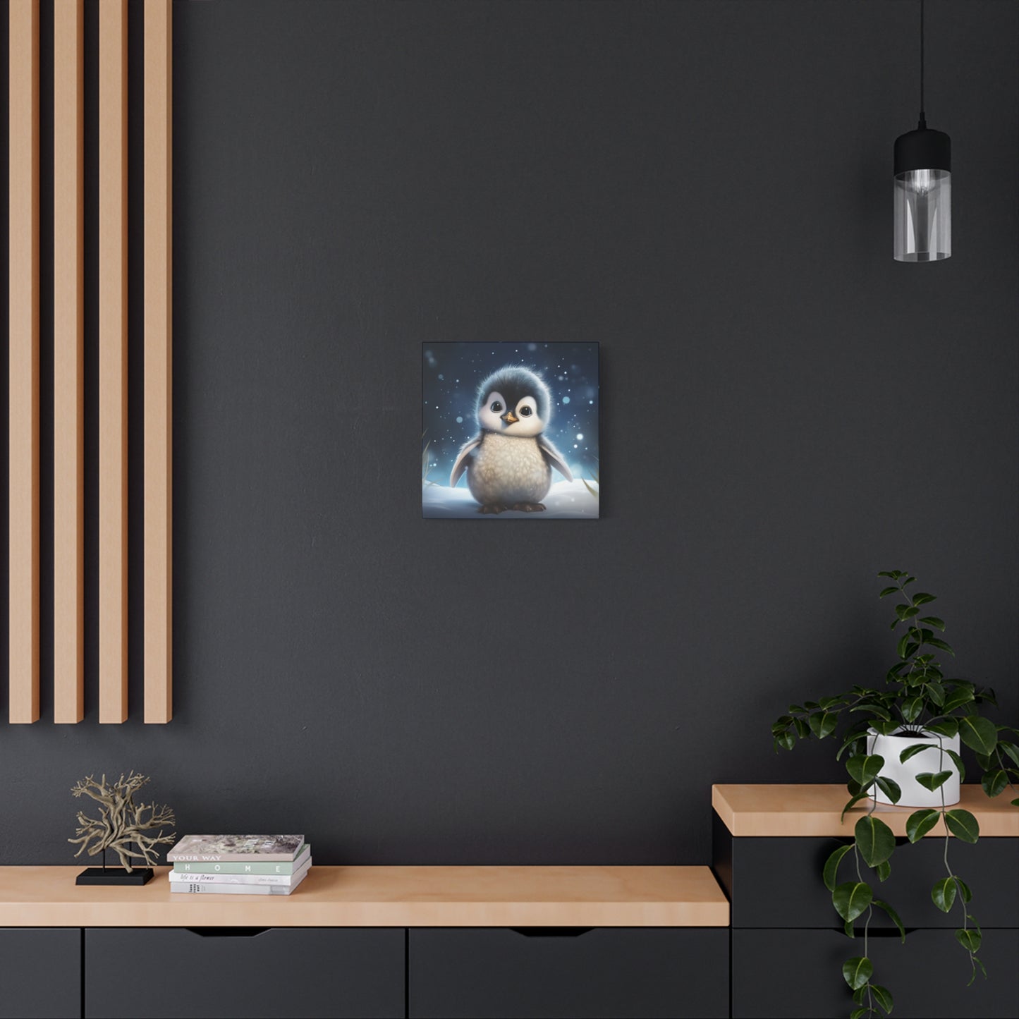 Baby Penguin Wall Canvas