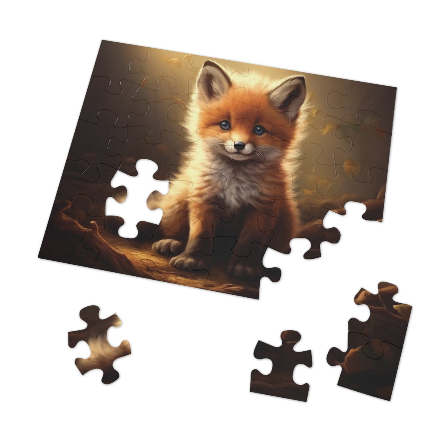 Baby Fox - Children's Jigsaw Puzzle (30 or 110 Piece)