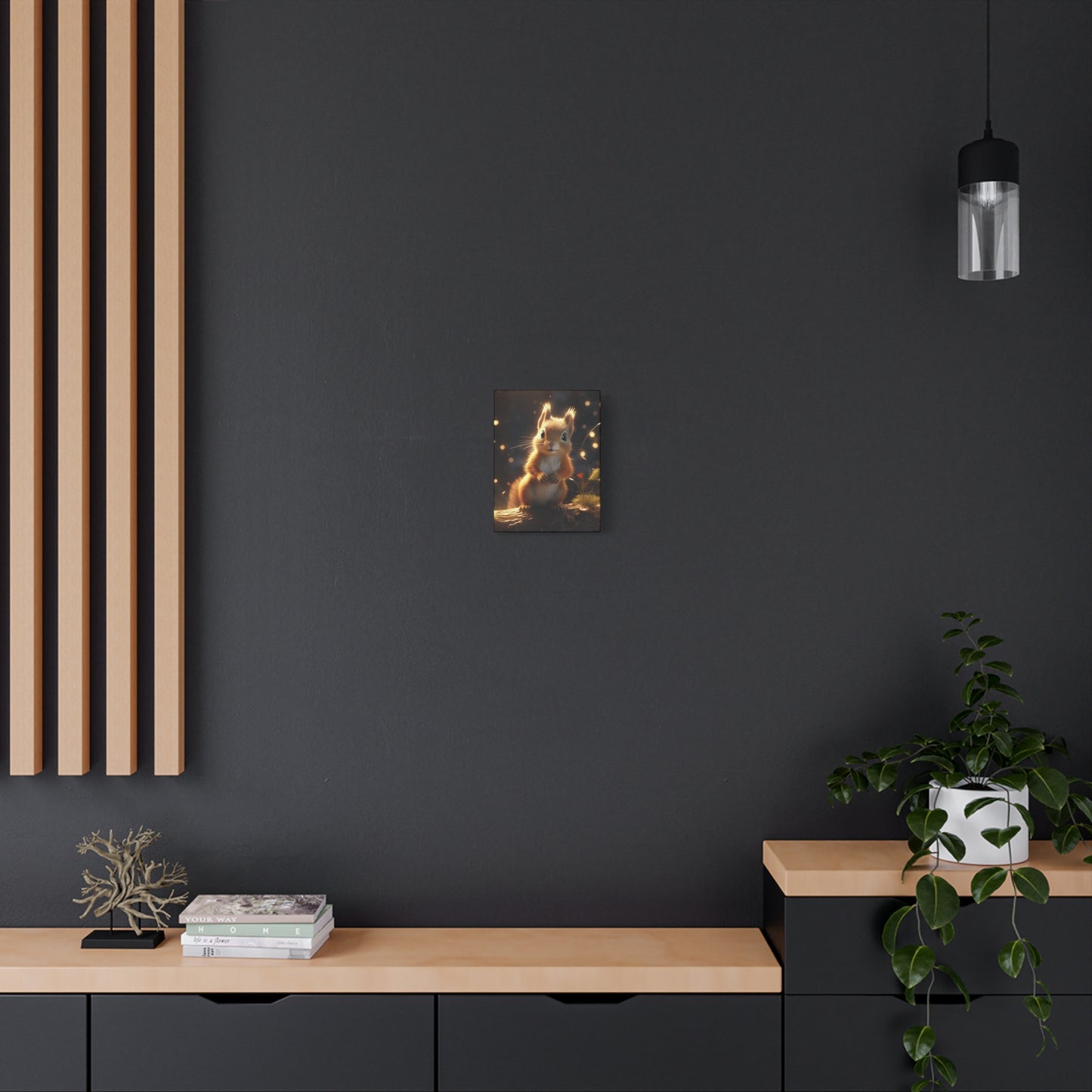 Baby Squirrel Wall Canvas