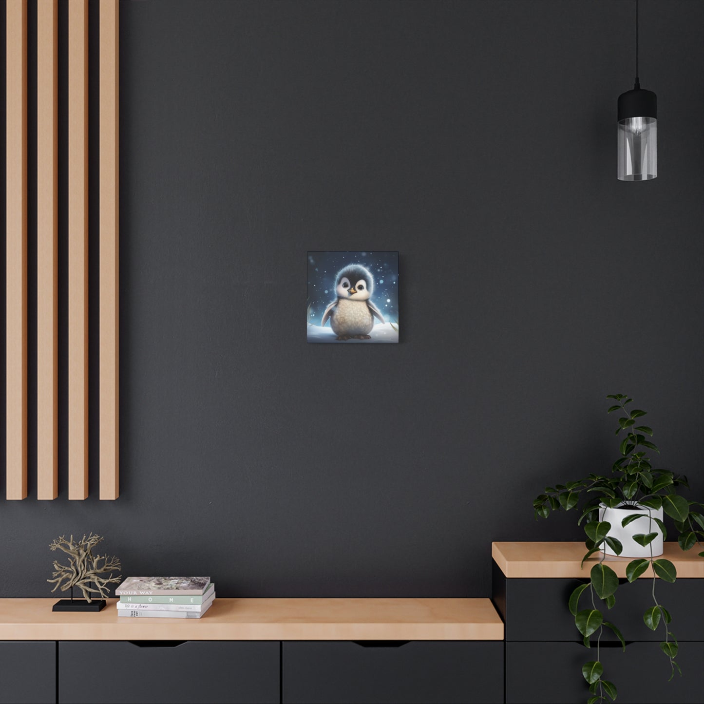 Baby Penguin Wall Canvas