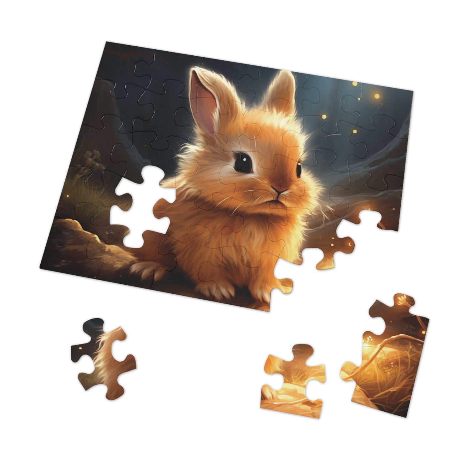 Baby Bunny - Children's Jigsaw Puzzle (30 or 110 Piece)