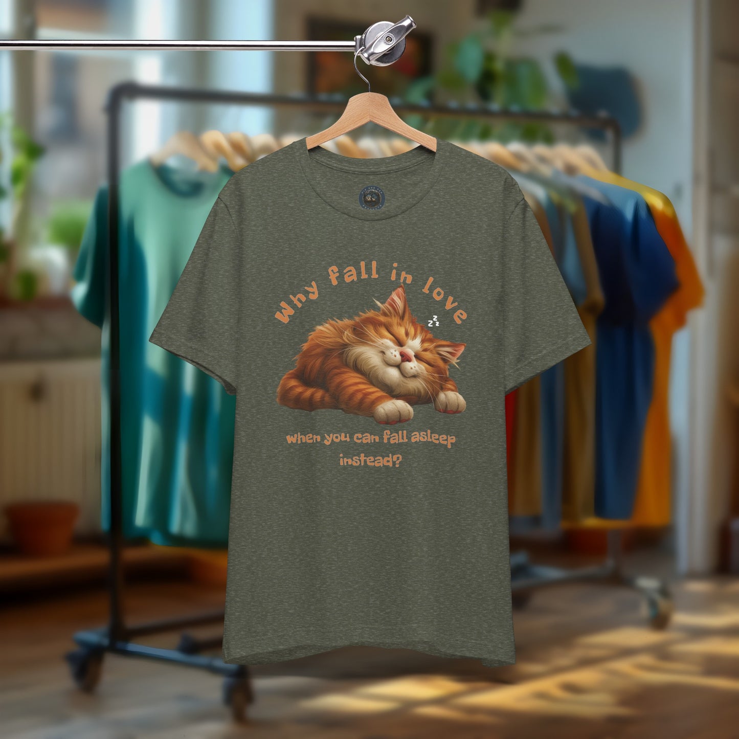 Why Fall In Love? - Cat T-Shirt