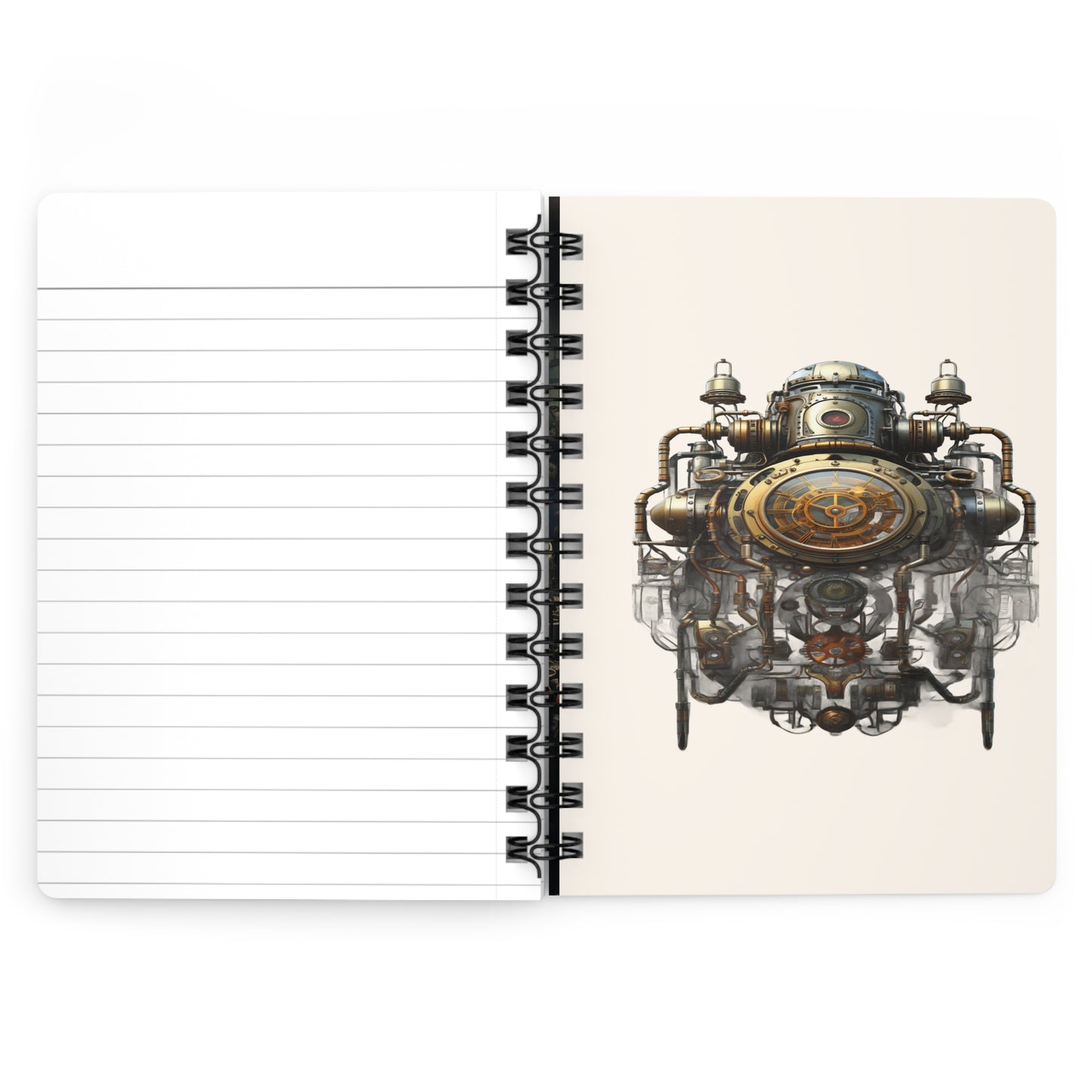 Red Star DieselPunk Cat 150 Lined Page Journal