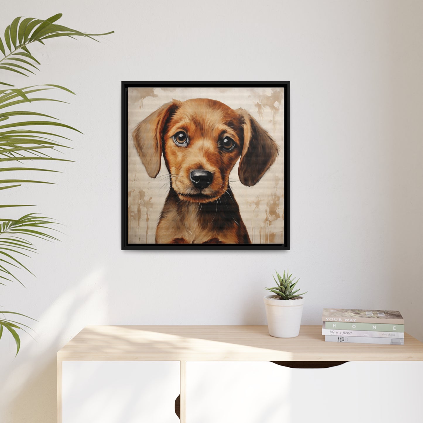 Little Dachshund - Pawsitively Adorable Canvas