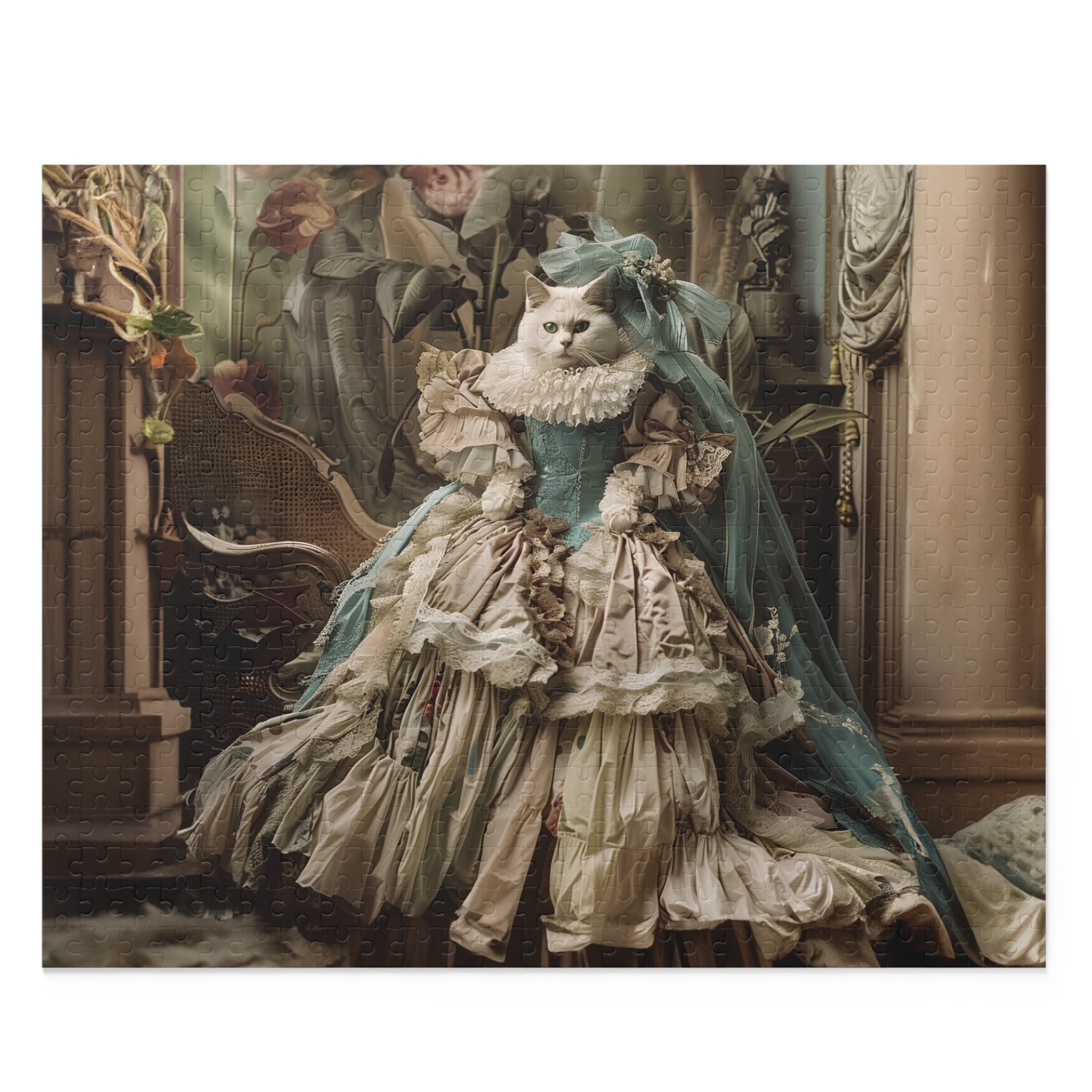 Royal Lady in Ball Gown  - Puzzle (120, 252, 500-Piece)