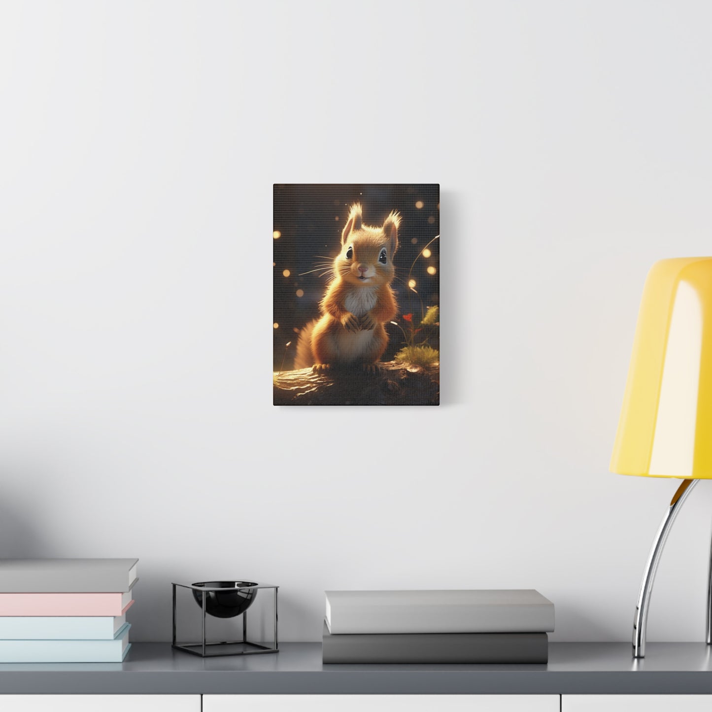 Baby Squirrel Wall Canvas