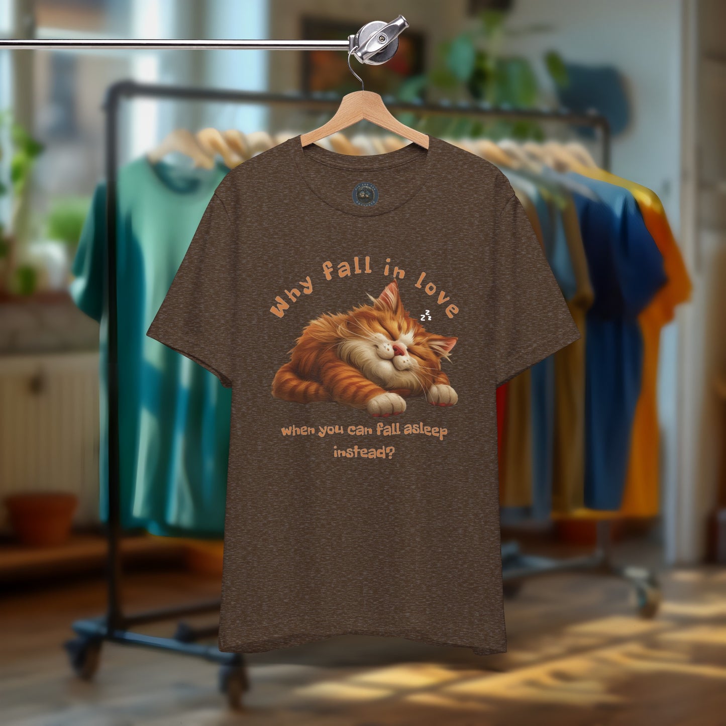 Why Fall In Love? - Cat T-Shirt