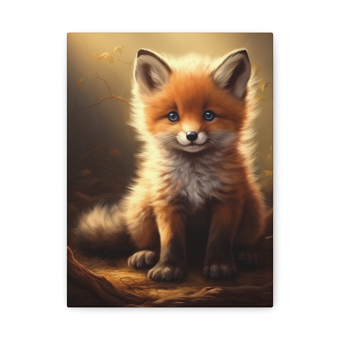 Baby Fox Wall Canvas