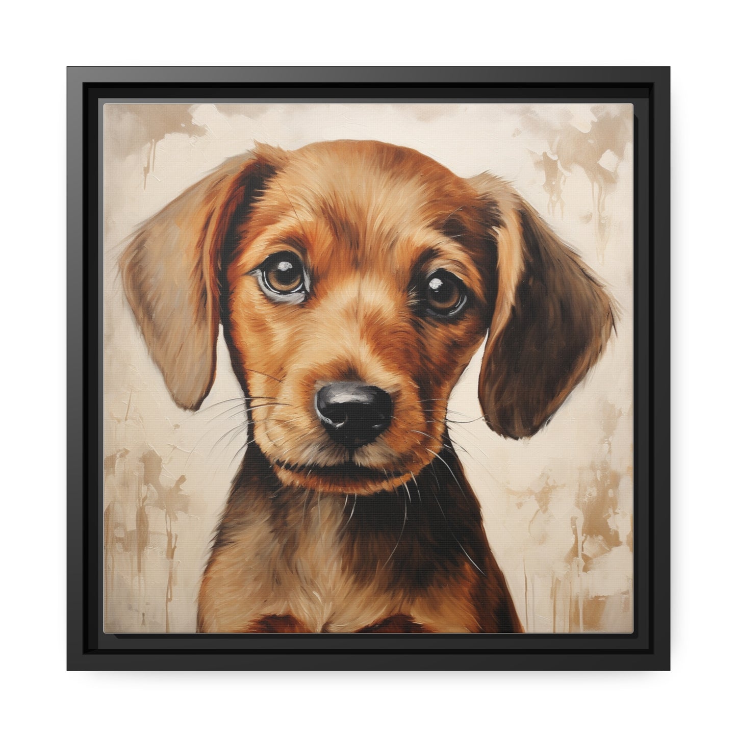 Little Dachshund - Pawsitively Adorable Canvas