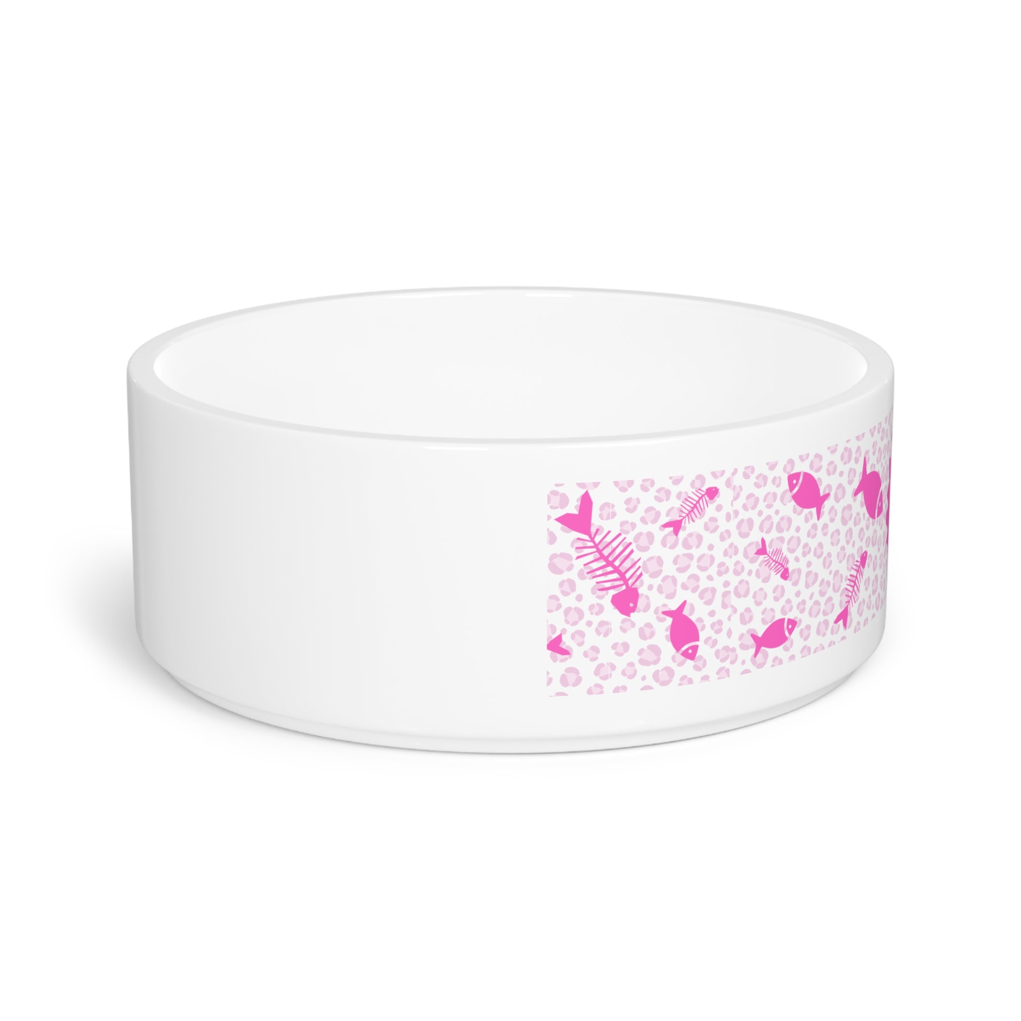 Cat Food Dish 16 oz - Pink