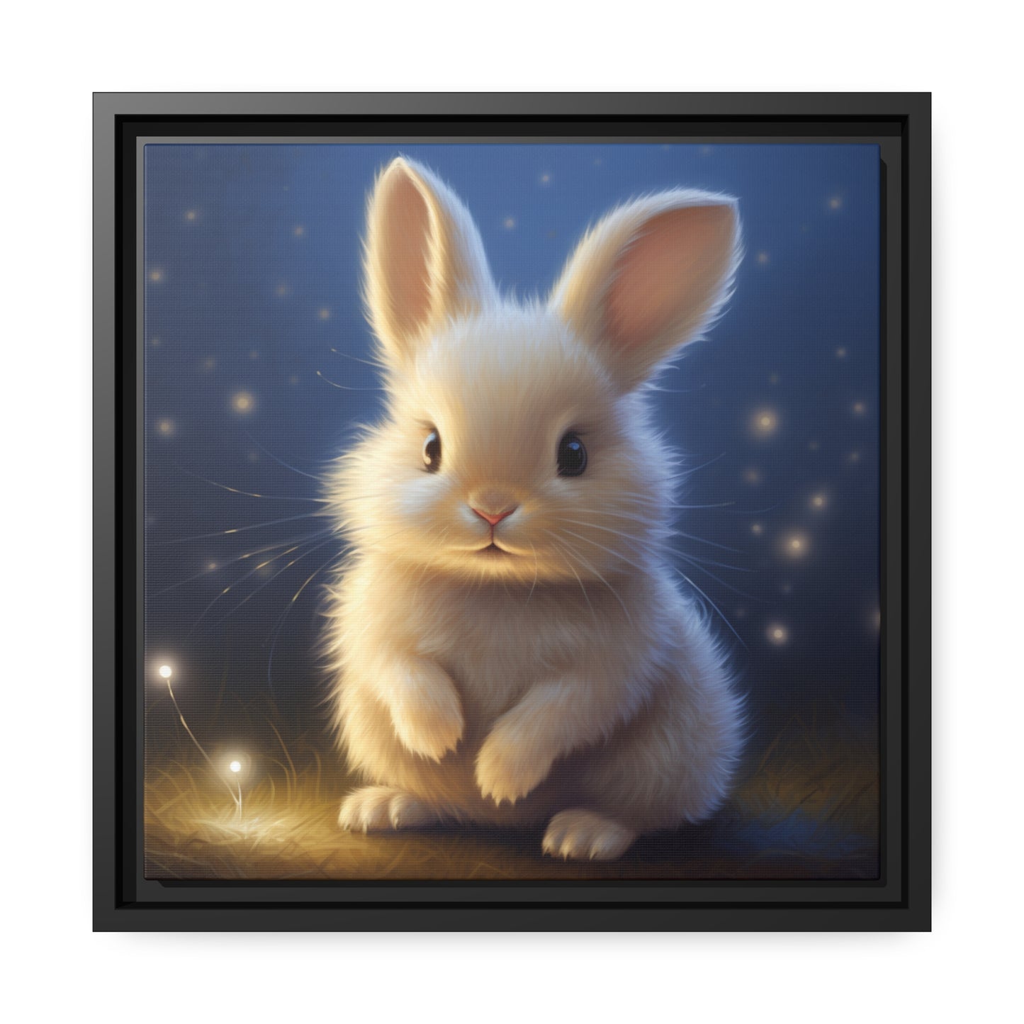 Baby Bunny Framed Wall Canvas