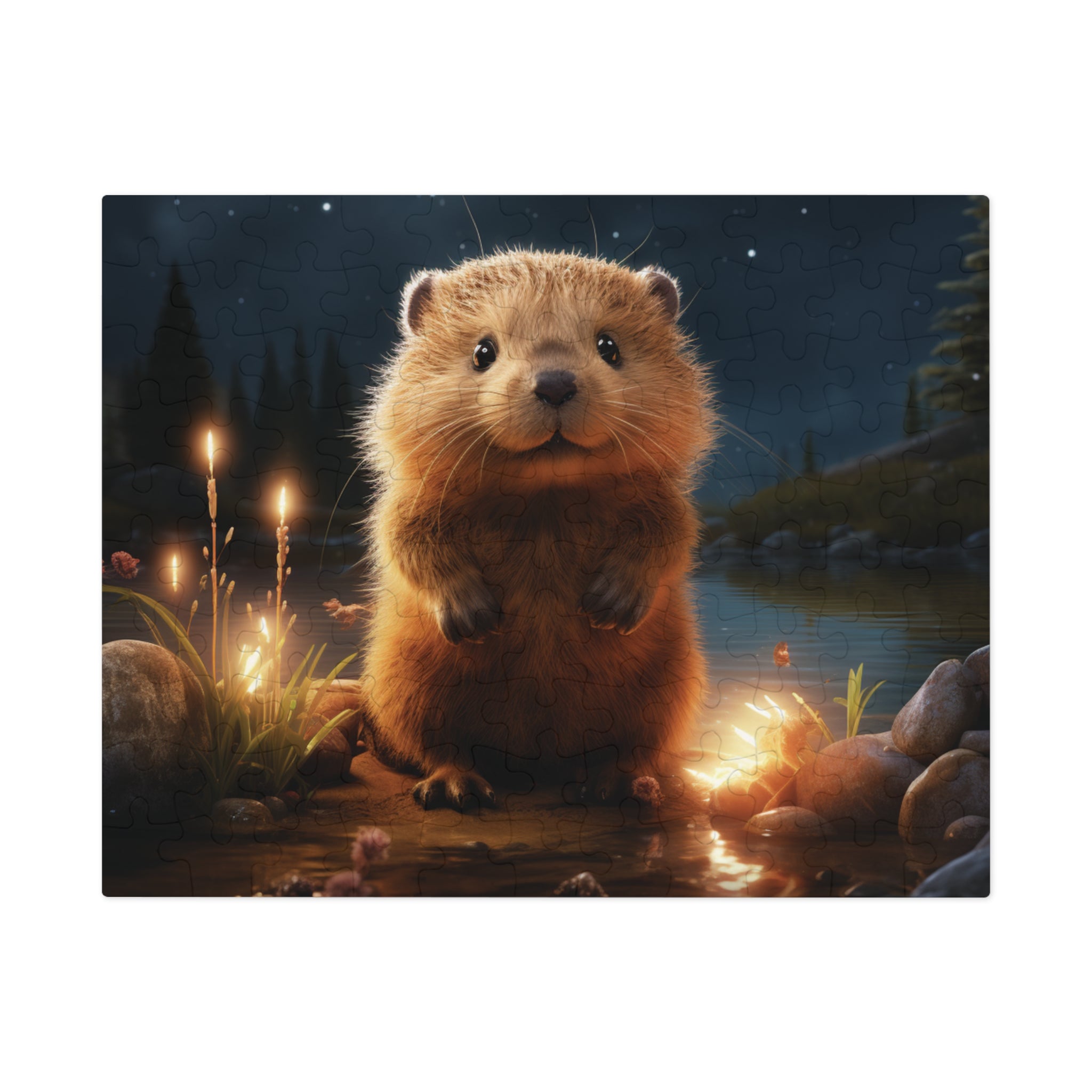 Baby Beaver - Children's Jigsaw Puzzle (30 or 110 Piece)