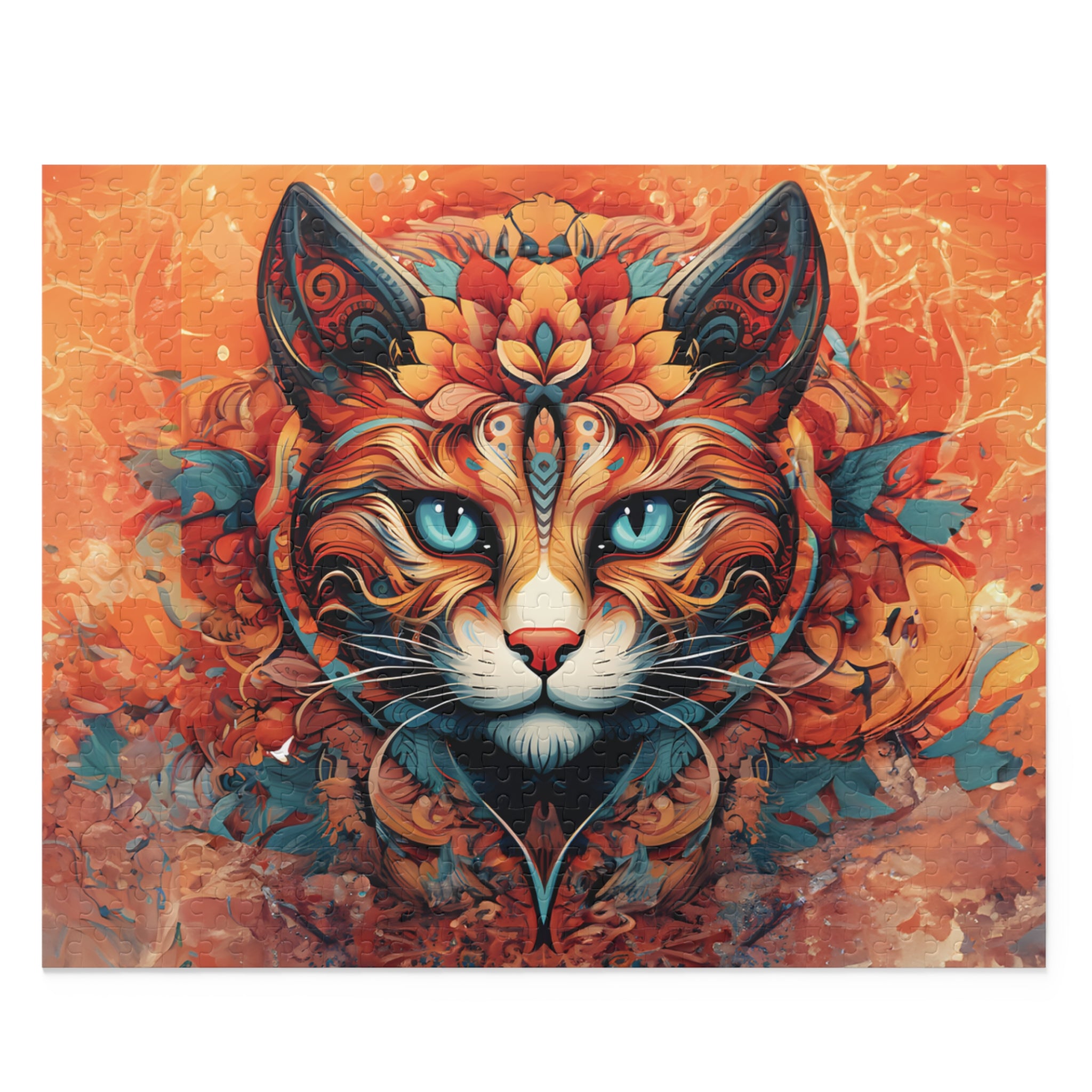 Mandala Cat  - Puzzle (120, 252, 500-Piece)