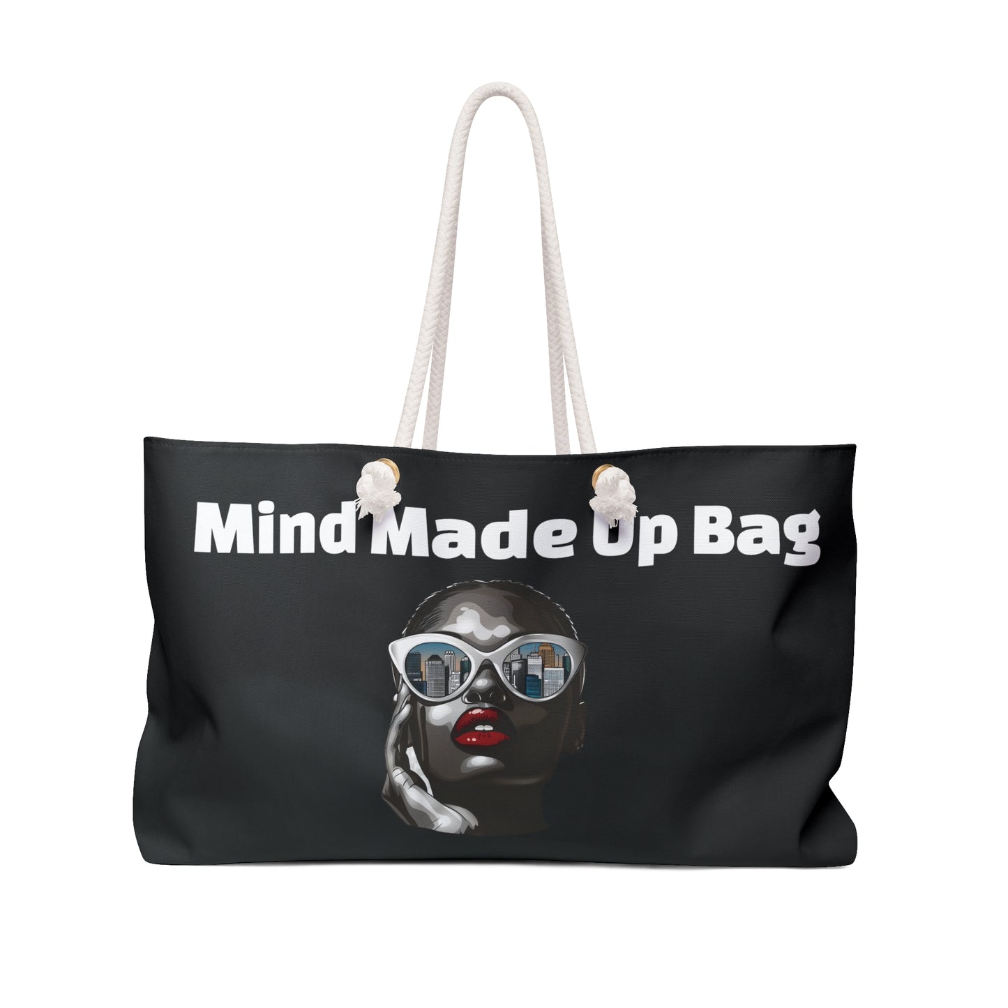 "Mind Made Up Bag" -  24" x 13" Tote Bag